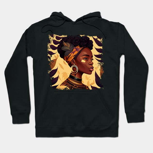 Black History Month Black Pride Distressed Design T-Shirt Hoodie by Johnathan Allen Wilson